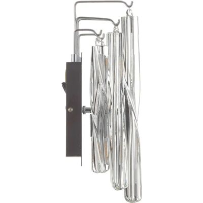 Schuller Manacor Lámpara de Pared de Cristal 2 Luces Cromo - Lámpara de Pared Schuller Manacor Lámpara de Pared de Cristal 2 Luces Cromo - Lámpara de Pared