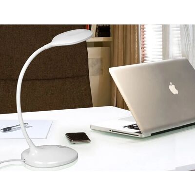 Schuller Lighting Scoop Lámpara de escritorio LED - Blanco, Flexible, 550lm Schuller Lighting Scoop Lámpara de escritorio LED - Blanco, Flexible, 550lm