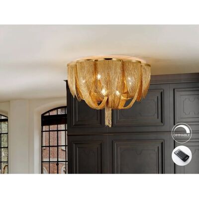 Schuller Minerva - 10 Light Dimmable Ceiling Light - Nickel - G9 Schuller Minerva - 10 Light Dimmable Ceiling Light - Nickel - G9