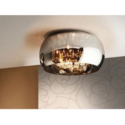 Schuller Argos - 5 Luz Regulable Cristal Empotrado Plafón - Lámpara de Techo Schuller Argos - 5 Luz Regulable Cristal Empotrado Plafón - Lámpara de Techo