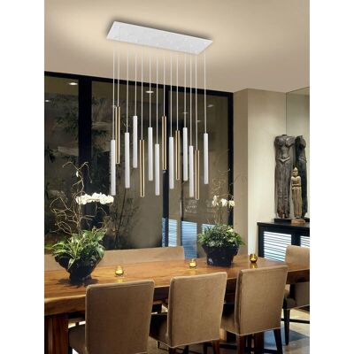 Schuller Varas - Lámpara Colgante LED 14 Luces Dimmable - Metal Schuller Varas - Lámpara Colgante LED 14 Luces Dimmable - Metal