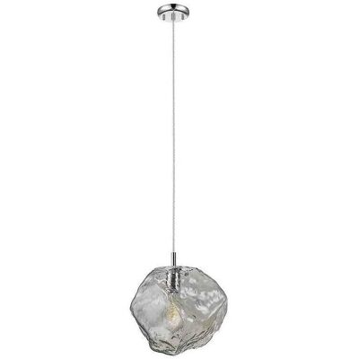 Schuller Petra Pendant Light - Chrome, Smoke, E27 Schuller Petra Pendant Light - Chrome, Smoke, E27