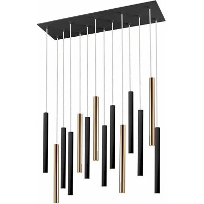 Schuller Varas - Lámpara colgante - Oro brillante - Negro Schuller Varas - Lámpara colgante - Oro brillante - Negro