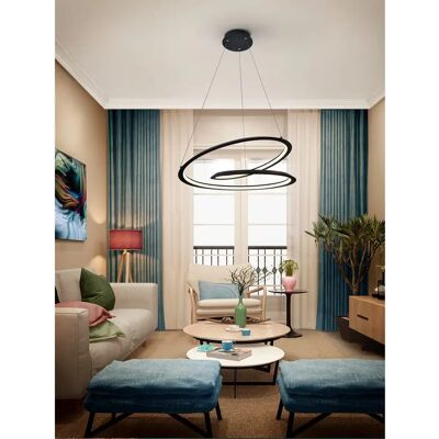 Schuller Looping Lámpara Colgante LED Moderna de Diseño Anillo Remolino - Lámpara Colgante Schuller Looping Lámpara Colgante LED Moderna de Diseño Anillo Remolino - Lámpara Colgante