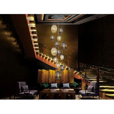 Lámpara colgante LED moderna Ovila de 13 luces - Lámpara colgante Lámpara colgante LED moderna Ovila de 13 luces - Lámpara colgante