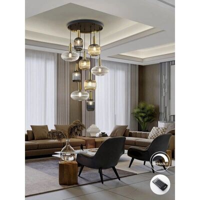 Lámpara Colgante de 9 Luces Schuller Norma - Luz de Techo Lámpara Colgante de 9 Luces Schuller Norma - Luz de Techo