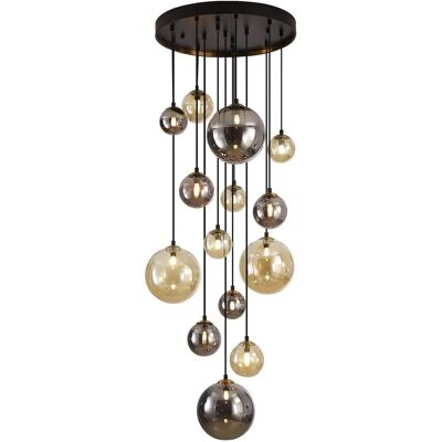 Schuller Dark 14 Luz en racimo - Lámpara colgante Schuller Dark 14 Luz en racimo - Lámpara colgante