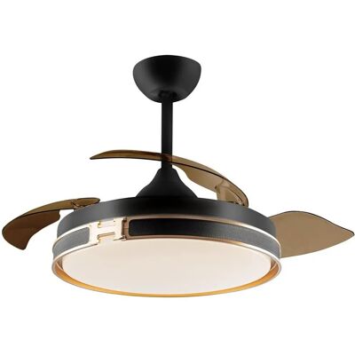 Schuller Lighting Heron 6-Speed Ceiling Fan - Reversible, 3000-6000K Schuller Lighting Heron 6-Speed Ceiling Fan - Reversible, 3000-6000K