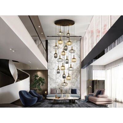 Schuller Norma 18 Light Cluster Pendant Ceiling Light - Pendant Light Schuller Norma 18 Light Cluster Pendant Ceiling Light - Pendant Light