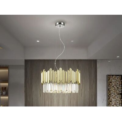 Lámpara de techo colgante Schuller Tiara - 6 luces cromo G9 Lámpara de techo colgante Schuller Tiara - 6 luces cromo G9
