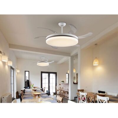 Schuller - Vento maxi-venti - blanc/bronc - Deckenventilator Schuller - Vento maxi-venti - blanc/bronc - Deckenventilator