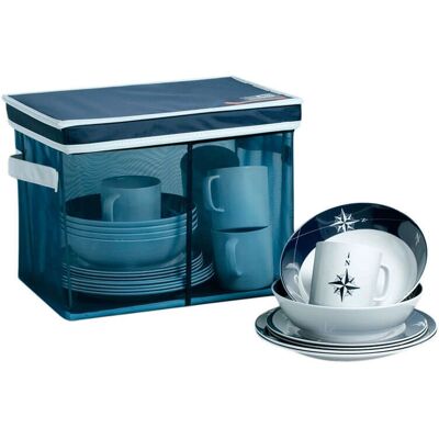 Marine Business Northwind Juego de Vajilla de 24 Piezas - Vajilla Marine Business Northwind Juego de Vajilla de 24 Piezas - Vajilla