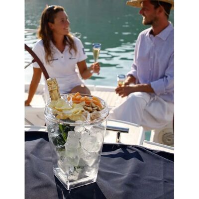 Marine Business Champagne Set - Transparent - 3 pcs Marine Business Champagne Set - Transparent - 3 pcs