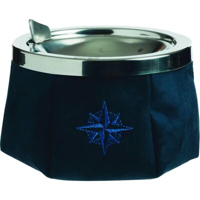 Marine Business Windproof Ashtray - Stainless Steel & Suede - 11.5cm Marine Business Windproof Ashtray - Stainless Steel & Suede - 11.5cm
