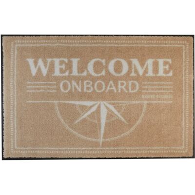Alfombra de Bienvenida Marine Business Beige - Antideslizante, Resistente a UV, 70x50cm Alfombra de Bienvenida Marine Business Beige - Antideslizante, Resistente a UV, 70x50cm