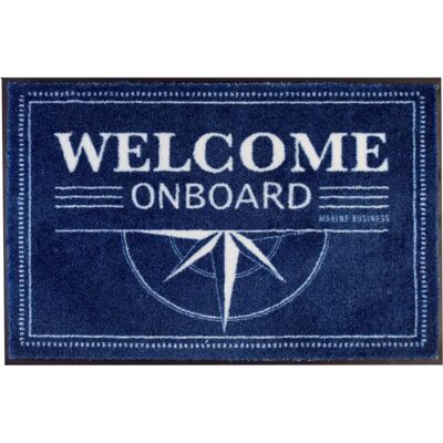 Marine Business Welcome Mat Blue 70 x 50 cm - Welcome Mat Marine Business Welcome Mat Blue 70 x 50 cm - Welcome Mat