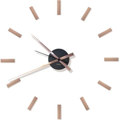Fisura Wall Clock Large 3D DIY Silent Metal Adhesive - Wall Clock Fisura Wall Clock Large 3D DIY Silent Metal Adhesive - Wall Clock