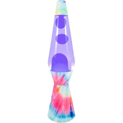 Lampe à lave Fisura Tie Dye Violet - Relaxante Décor - Publicité Lampe à lave Fisura Tie Dye Violet - Relaxante Décor - Publicité