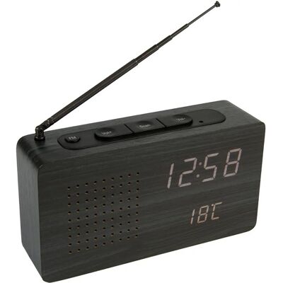 Fisura Radio Wecker - Schwarz Fisura Radio Wecker - Schwarz