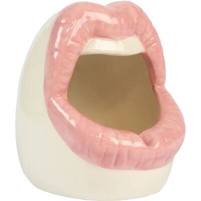Portacenere Fisura Labbra Rosa in Ceramica Portacenere Fisura Labbra Rosa in Ceramica