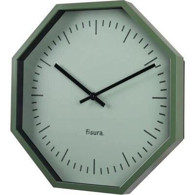 Fisura Octogonal Wall Clock - Modern Kitchen Decor - 30cm Fisura Octogonal Wall Clock - Modern Kitchen Decor - 30cm