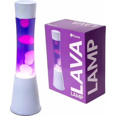 Lâmpada de Lava Fisura - Efeito Relaxante - 11x11x39,5cm Lâmpada de Lava Fisura - Efeito Relaxante - 11x11x39,5cm