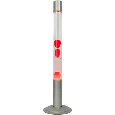 FISURA Grande Lampe à Lave Rouge - 20x20x75 cm FISURA Grande Lampe à Lave Rouge - 20x20x75 cm