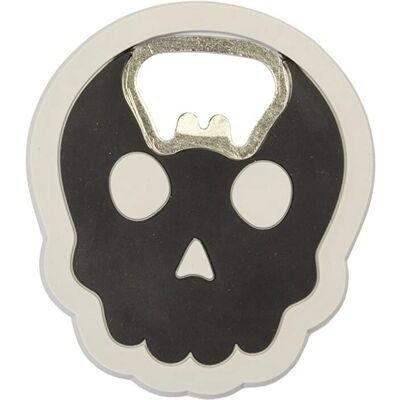 FISURA Abridor de Garrafas Caveira - ABS e Metal - 6x7cm FISURA Abridor de Garrafas Caveira - ABS e Metal - 6x7cm