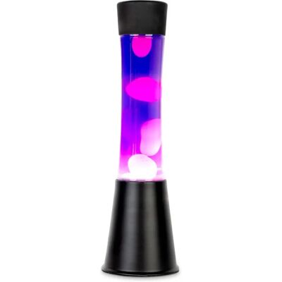 Lampada di lava FISURA - Effetto rilassante viola - 11x11x39,5 cm Lampada di lava FISURA - Effetto rilassante viola - 11x11x39,5 cm