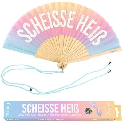 FISURA Handvlag - Glinsterende tekst in het donker - Lichtgewicht en klein FISURA Handvlag - Glinsterende tekst in het donker - Lichtgewicht en klein