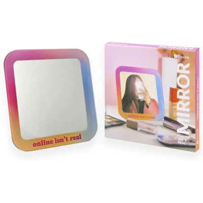 FISURA - Square 18cm Decorative Mirror - 'online isn’t real' FISURA - Square 18cm Decorative Mirror - 'online isn’t real'