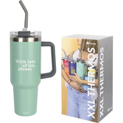 FISURA – Edelstahl 1,2L Thermoflasche Blau - Trinkflasche FISURA – Edelstahl 1,2L Thermoflasche Blau - Trinkflasche