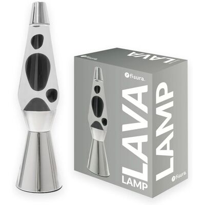 Lampe à lave Bullet Fisura - Décoration Rétro H40cm Lampe à lave Bullet Fisura - Décoration Rétro H40cm
