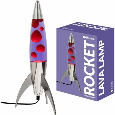 Lampa lawa Rocket Fisura - Fioletowa - Lampa Lawowa - Retro Rakiety Lampa lawa Rocket Fisura - Fioletowa - Lampa Lawowa - Retro Rakiety