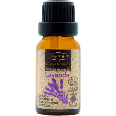 Arganour Aceite Esencial de Lavanda 15 ml - Crema corporal y loción Arganour Aceite Esencial de Lavanda 15 ml - Crema corporal y loción