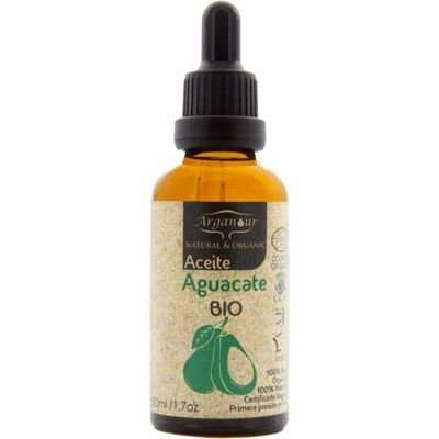 Arganour - Aceite de Aguacate Orgánico - 50 ml - Prensado en frío - Aceite Arganour - Aceite de Aguacate Orgánico - 50 ml - Prensado en frío - Aceite