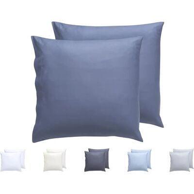 TODOCAMA Set van 2 kussenhoezen - Microfiber, 60x60 cm TODOCAMA Set van 2 kussenhoezen - Microfiber, 60x60 cm