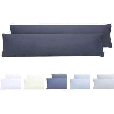 TODOCAMA Donkergrijs Microfiber Kussenhoes Set - 150x40 cm TODOCAMA Donkergrijs Microfiber Kussenhoes Set - 150x40 cm