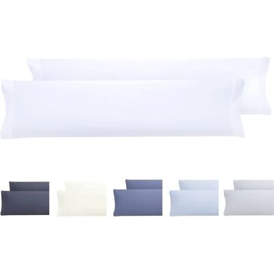 TODOCAMA Ensemble de 2 Housses d'oreiller Microfibre - 150x40 cm - Publicité TODOCAMA Ensemble de 2 Housses d'oreiller Microfibre - 150x40 cm - Publicité