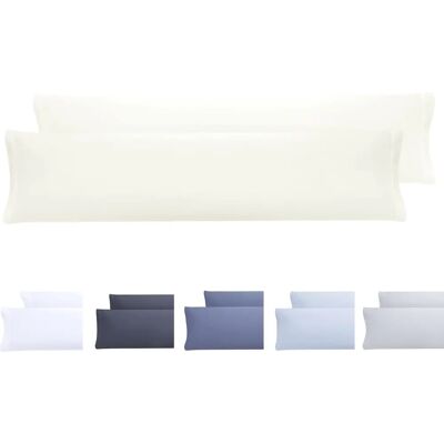 TODOCAMA Beige 2-piece Pillowcase Set - 150x40 cm Microfiber TODOCAMA Beige 2-piece Pillowcase Set - 150x40 cm Microfiber
