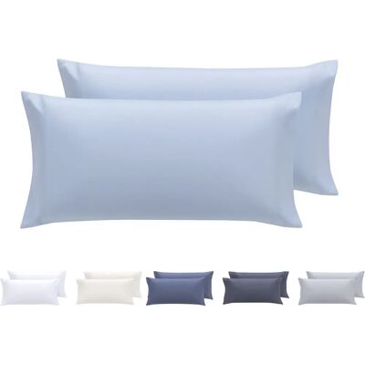 TODOCAMA Zestaw 2 poszewek na poduszki - Hipoalergiczne, Miękkie, Wytrzymałe - 75x40cm TODOCAMA Zestaw 2 poszewek na poduszki - Hipoalergiczne, Miękkie, Wytrzymałe - 75x40cm