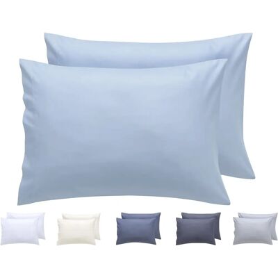 Todocama Modèle 8435439013482 - Housses de Coussin Bleu Clair Hypoallergéniques Todocama Modèle 8435439013482 - Housses de Coussin Bleu Clair Hypoallergéniques