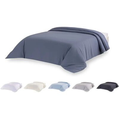 Todocama Dark Gray Duvet Cover - Bed 105/120-180x220cm Todocama Dark Gray Duvet Cover - Bed 105/120-180x220cm
