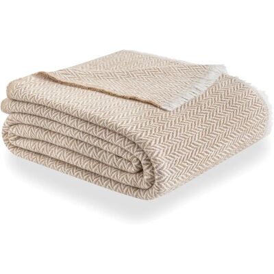TodoCama Cotton Blanket - Soft, Recycled, Nordic Design - Blanket TodoCama Cotton Blanket - Soft, Recycled, Nordic Design - Blanket
