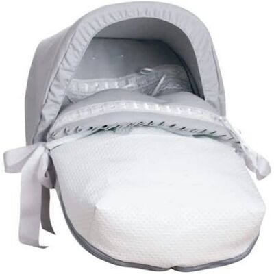 Housse de Siège Groupe 0 Ribbon Gris Babyline - Chapeau Cadeau & Capote Housse de Siège Groupe 0 Ribbon Gris Babyline - Chapeau Cadeau & Capote