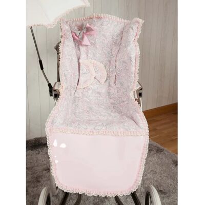BABYLINE Karmel Różowa Uniwersalna Osłona do Wózka - Pokrowiec na Fotel Samochodowy BABYLINE Karmel Różowa Uniwersalna Osłona do Wózka - Pokrowiec na Fotel Samochodowy