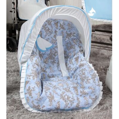 Capa Protetora BABYLINE Azul para Carrinhos - Cinto e Capota Incluídos Capa Protetora BABYLINE Azul para Carrinhos - Cinto e Capota Incluídos
