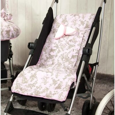 Fodera Rosa per Seggiolino Auto Bebè BABYLINE - Proteggi-cintura Incluso Fodera Rosa per Seggiolino Auto Bebè BABYLINE - Proteggi-cintura Incluso