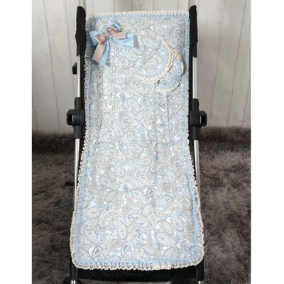 Matelas Léger Réversible pour Siège Bébé BABYLINE Caramel Bleu Matelas Léger Réversible pour Siège Bébé BABYLINE Caramel Bleu