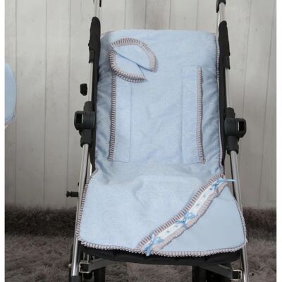 Custodia per Passeggino Babyline Classica in Cashmere - Blu Chiaro Custodia per Passeggino Babyline Classica in Cashmere - Blu Chiaro